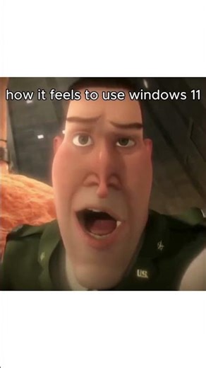 How it feels to use windows 11 #funny #memes #shortvideo
