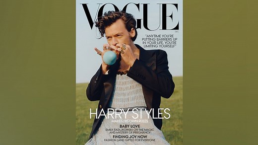 Harry Styles becomes Vogue's first solo male cover in 127 years