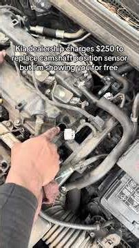 Camshaft position sensor replacement on a Kia forte #mechanic #diy
