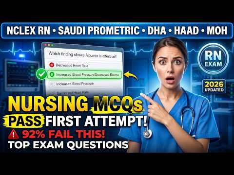 Nursing Exam Preparation 2026 | Important Clinical Competency Questions