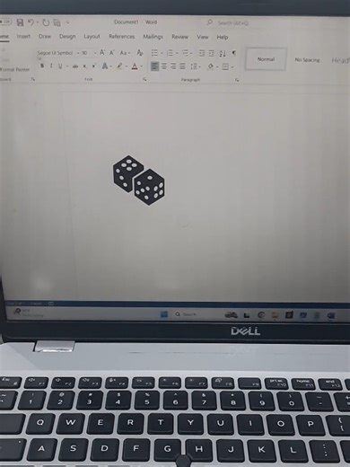 DICE 🎲🎲 MS Word Symbol Keyboard Shortcut Key #mswordsymbolshortcutkey #mswordshortcutkeysymbol #mswordsymbolshortcutkeys #mswordsymbolshortcuttricks