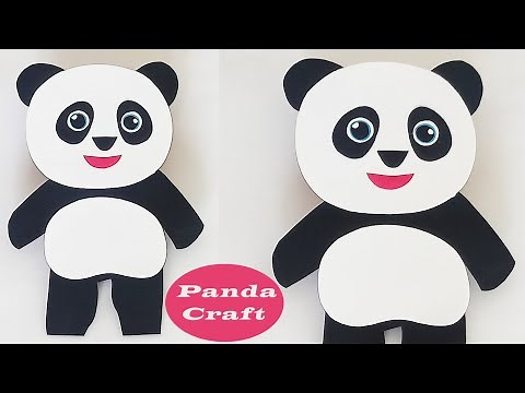 Cute Panda Craft | DIY Panda | How To Make Paper Panda | Easy Paper Panda