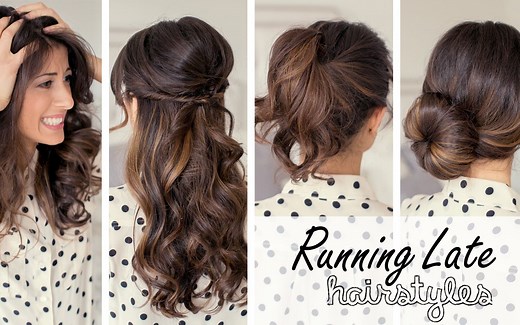 【Luxy Hair】3种简易发型教程 只需一分钟搞定【lawyerlulu字幕组】