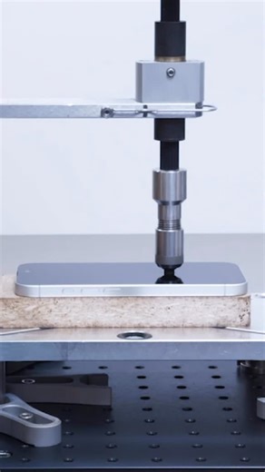 Geek Culture on Instagram: "The new iPhone 17 lineup has Ceramic Shield 2 for 3x better scratch resistance, and for the first time, Apple is revealing one of its many testing methods. Residue from the tip is wiped off after the test. #Apple #iPhone17 #Tech #Geek"