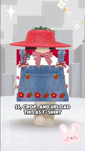0 Robux Strawberry Outfit Idea on ROBLOX! #free #0robuxoutfitideas #robloxoutfits