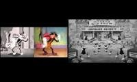 Mix of 2 videos from youtube : Mickey Mouse - Orphans Benefit 3parison