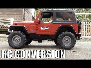 Bruder Jeep Wrangler TJ RC conversion 02520