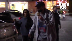 Kim Kardashian and Pete Davidson spotted holding hands