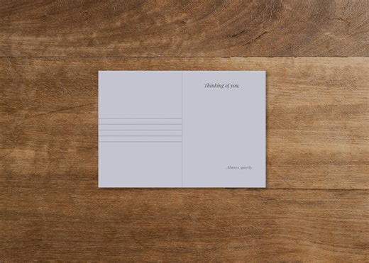 Thinking of You Card Printable, Minimal Support Card, Quiet Encouragement Card, Simple Thinking of You Greeting, Instant Download - Etsy