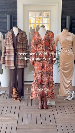 Launching 11.7. Novembers Wild Heart ❤️‍🔥 Yellowstone Editon. Join Erin & Lala for a LIVE try on of these new arrivals tomorrow morning at 9:30 am CT. Tune in for style tips sizing help! 🫶🏼🫶🏼 Are you ready for more new arrivals? #shopflutter #launchday #newcollection #womensfashion #stylehelp #howtowear | Flutter Newburgh