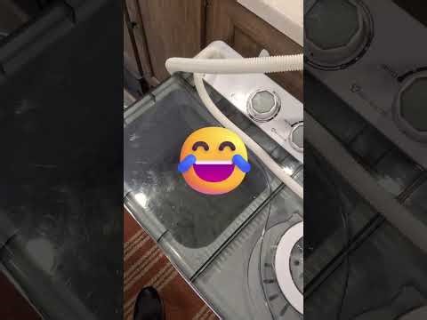 Portable Washing Machine Costway 26 lb Capacity DIY RV -Apartment - off grid- Solar - How to video