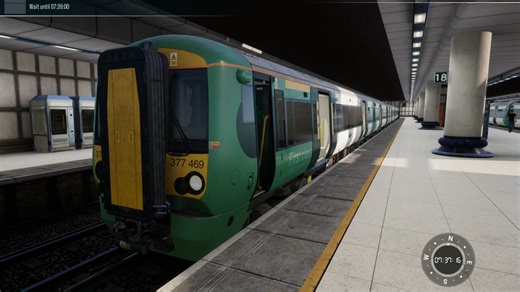 【虚拟铁道调研】TSW6 模拟火车世界6 英铁377/4型 南方铁路 1R10 London Victoria→Reigate 原速前方展望POV