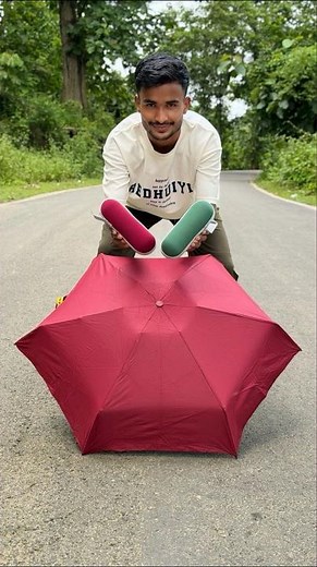 2 Ta Pocket Umbrella vs UV Protection Pocket Umbrella Unboxing