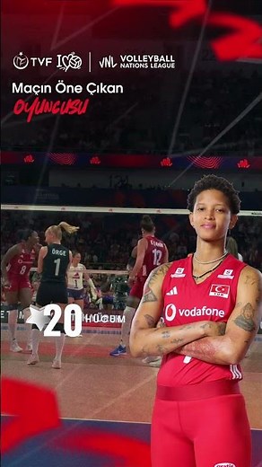 Fransa maçında 22 sayı, 20 hücum ve 2 ace ile öne çıkan oyuncumuz Melissa Vargas oldu!