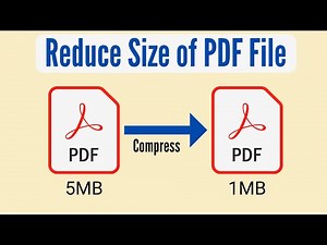 How to Compress PDF File Size | How To Reduce Size of PDF File
