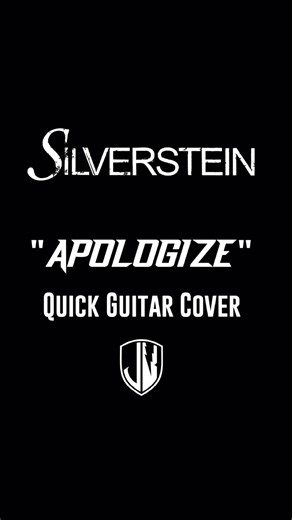 Silverstein - “Apologize” // Quick Guitar Cover