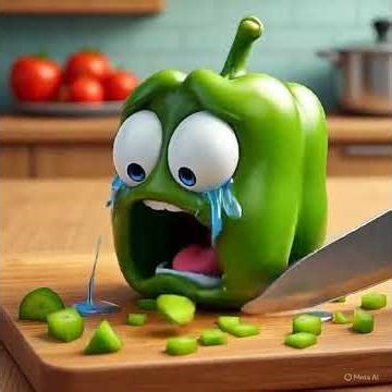 Jab Vegetables Cutting se Dar Jayein 😭🥕 Funny Cartoon Animation