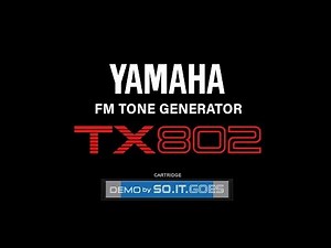 Yamaha TX802 Custom Sound Demo (No Talking)