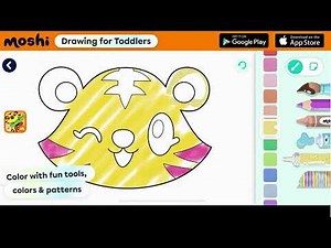 Moshi Drawing for Toddlers | Drawing & Coloring for Kids