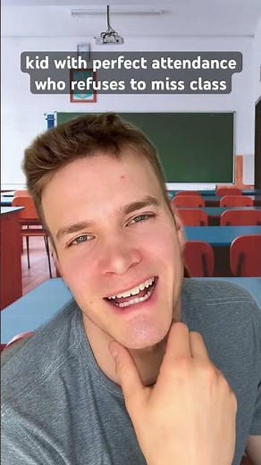 Kid with Perfect Attendance who Refuses to Miss Class ✏️🤢