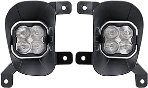 Diode Dynamics SS3 LED Fog Light Kit compatible with Ram 1500 2013-2018, White SAE Fog Pro