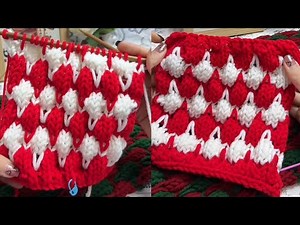 Learning simple New basic knitting Irish Hiking Scarf tutorial for beginner / DIY knitting pattern