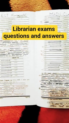 Librarian exams questions and answers 🔥📚#shorts #viral #shortsfeed #library #library_science