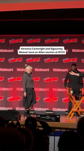 271K views · 7.1K reactions | #SigourneyWeaver and #VeronicaCartwright have an #Alien reunion at #NYCC! #RidleyScott | Entertainment Weekly | Facebook