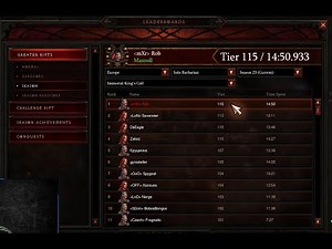 [D3 2.7.0] Rank 1 Barb All 6 New Leaderboards