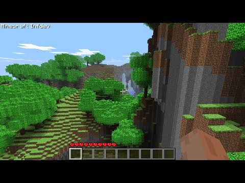 Обзор Minecraft Infdev 20100413 | Большие деревья