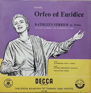 Gluck - Kathleen Ferrier / Ann Ayars / Zoë Vlachopoulos / Glyndebourne Festival Chorus / Southern Philharmonic Orchestra / Fritz Stiedry - Orfeo Ed Euridice (Abridged Version)