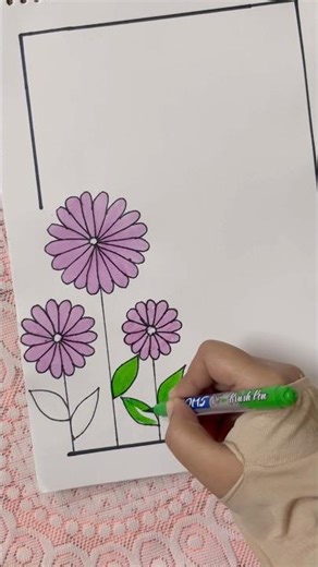 Easy Notebooks Borderline #shorts #art #ytshorts #diy #viral