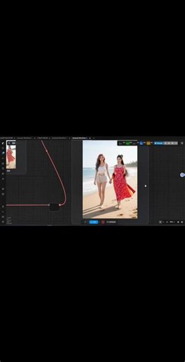 Ai出图 这个页面是 ComfyUI，一个基于节点工作流的 Stable Diffusion 图像生成界面。从页面标题“图生图”和加载的模型名称（如 qwen_image_edit）来看，这是一个专门用于 图像编辑和重绘 的工作流。#ai #ai魔法#ai工具 #广西老表在渝 #提示词