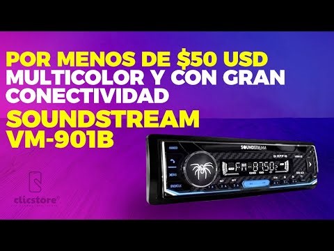SOUNDSTREAM VM-901B - Multicolor y con gran conectividad por menos de 50 dólares