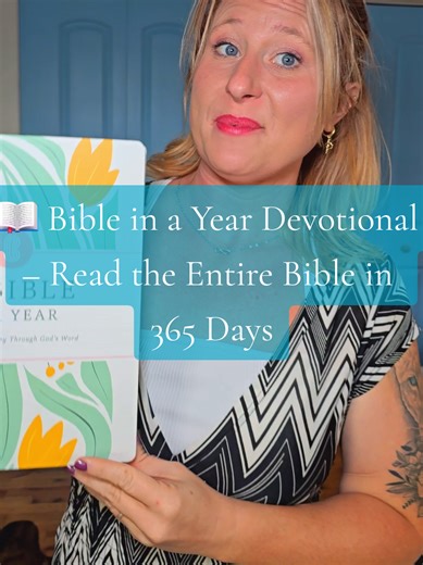 Grow deeper in your faith with the Bible in a Year Devotional, a simple and structured daily reading plan designed to help you read the entire Bible in one year. Perfect for beginners and seasoned believers alike, this guided Bible plan breaks Scripture into easy, daily readings that fit into even the busiest schedules. Whether you’re starting your morning devotion, building a consistent quiet time, or looking for a meaningful Christian gift, this Bible in a Year plan helps you stay accountable,