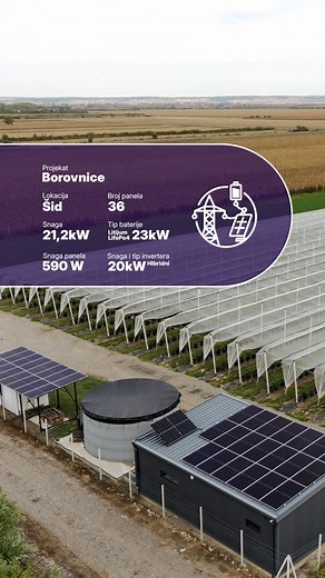 Naš investitor sa plantaže borovnica izabrao je pametno rešenje: Off-Grid solarni sistem od 20kW i 23kWh skladište energije. Pokreće sve, od pumpi do rashlade, bez mrežnog priključka. Uz Solax opremu i državne subvencije, povrat stiže za nekoliko meseci. To nije samo nezavisnost, to je prednost. 📲 064 3901 348 📩 contact@lumino.rs 🌐 lumino.rs | Lumino Solarni Sistemi