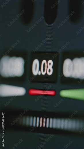 Vertical: Screen monitor laptop is a program for color correction of video. Color grading, editing tools in computer software. Dashboard interface. Hue bar. Adjustment tools used in post-production