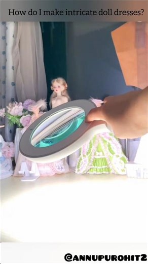 How I Create Detailed Doll Dress ✨| #bts #howtomake #viral #shorts #shortvideo
