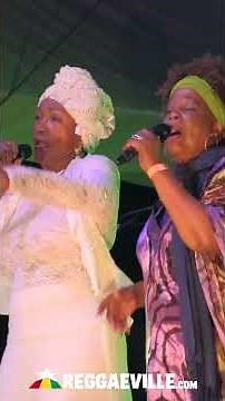 MARCIA GRIFFITHS & JUDY MOWATT in Kingston, JA 🇯🇲 Bob Marley's 70th Birthday Celebration [2/7/2015]