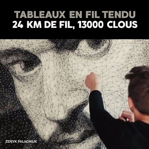 24km de fil, 13000 clous... L’art du fil tendu par Zenyk Palagniuk 🔨 golem13.fr/art-fil-tendu-zenyk-palagniuk | Kultt