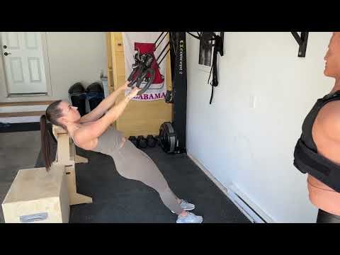 TRX / Ring rear delt row