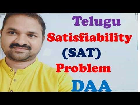DAA in Telugu | Satisfiability Problem | SAT | CNF Satisfiability Problem | Design & Analysis of Al