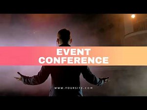 Free Modern Event Conference Trailer Preview Promo Video Template (Customizable) - FlexClip