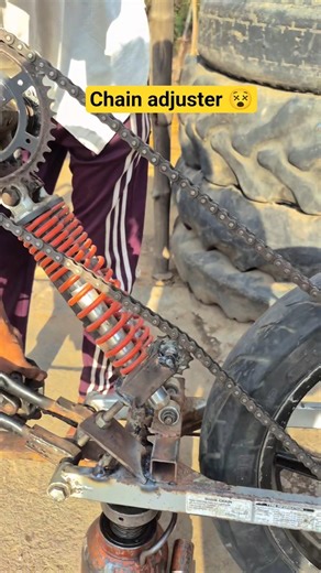 Monster Cycle Chain Adjuster 😱 | Crazy Cycle Modification Experiment 🚲🔥 #shorts
