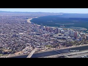 Long Beach View 3D Spectacular 4K Aerial Tour of California’s Coastal City