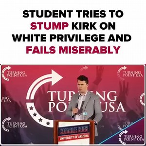 826K views · 1.2K reactions | Student Tries To Stump Charlie Kirk On White Privilege And Fails Miserably Turning Point USA | Donald Trump Jr. | Facebook