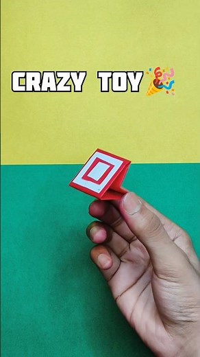 How To Make "Jumping Toy" , Origami Super Easy🥳 (It's Really Jumps 💯)