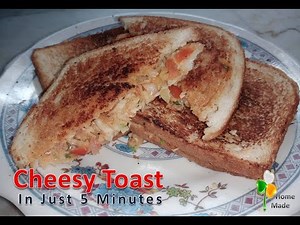 Cheesy Toast in just 5 Minutes 😋 - Easy Toast Recipe - Home Made