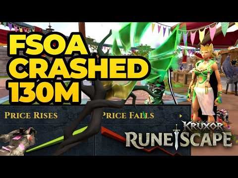 FSOA Crashes 130M! Stop Losing GP on Daily Shop Runs (RS3)