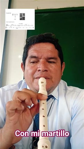 con mi martillo flauta dulce